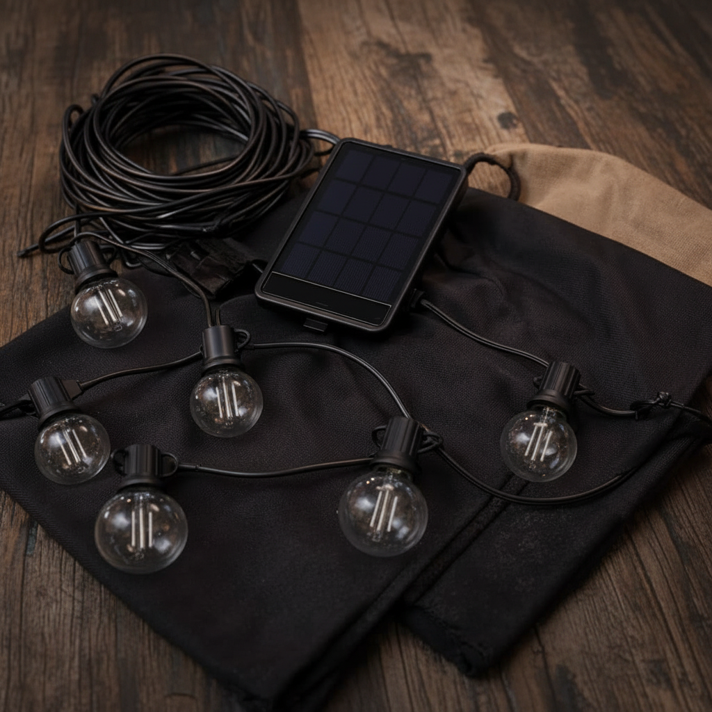 Solar Lichterkette Außen Warmweiß – Norye