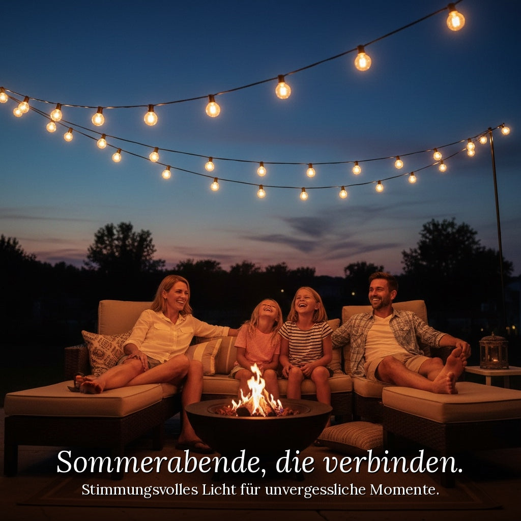 Solar Lichterkette Außen Warmweiß – Norye