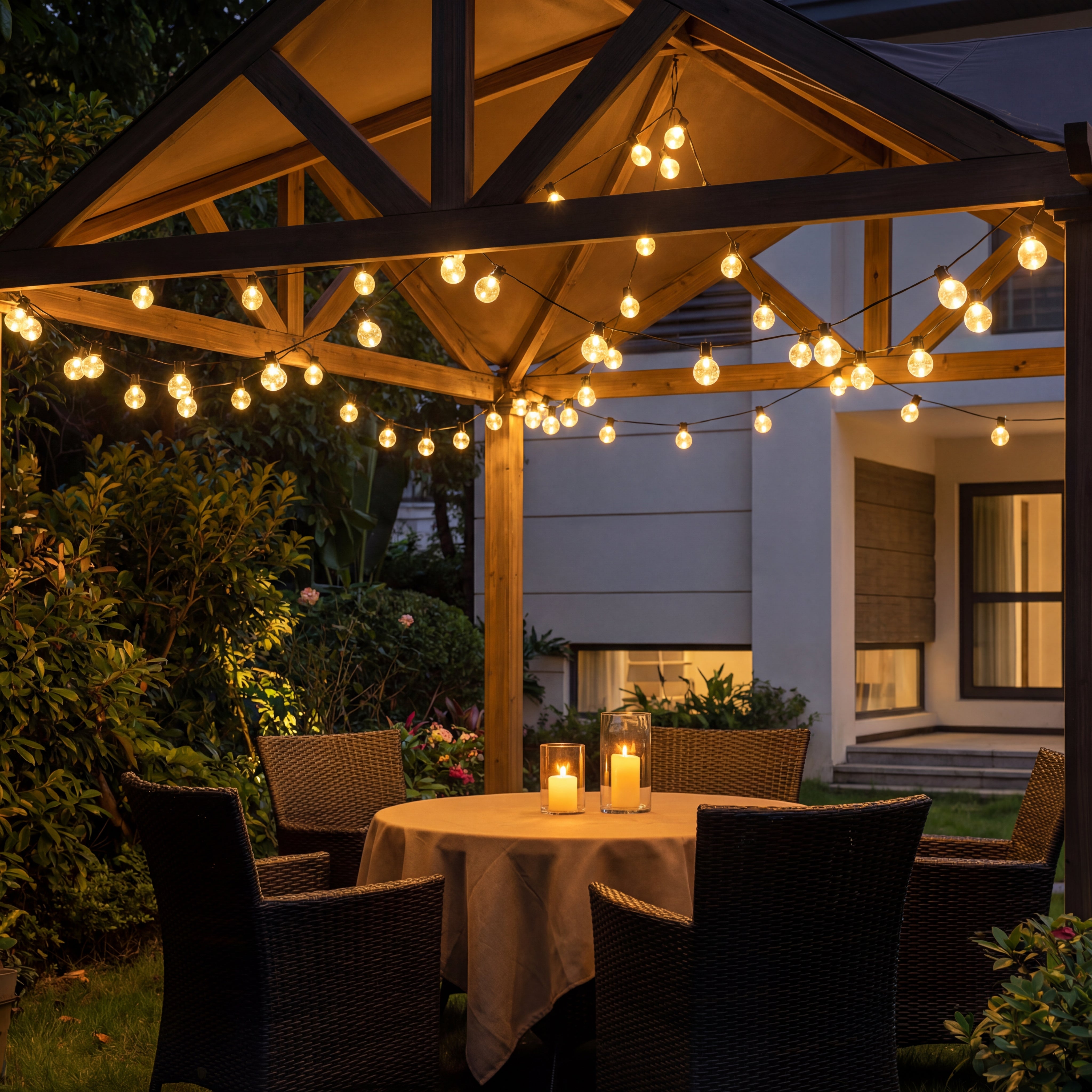 SolarGlow Außen-Lichterkette 7 - 15.5 Meter