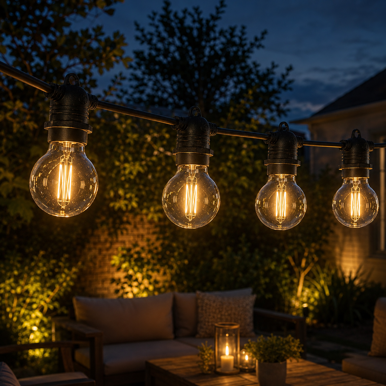 Solar Lichterkette Außen Warmweiß – Norye